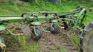 Krone 6 row tedder