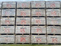 84 x HK timber 1.25 tonne potato boxes