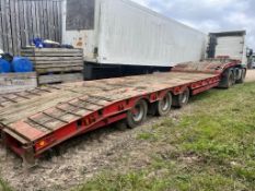 2001 Dennison Tri Axle Low Loader Trailer