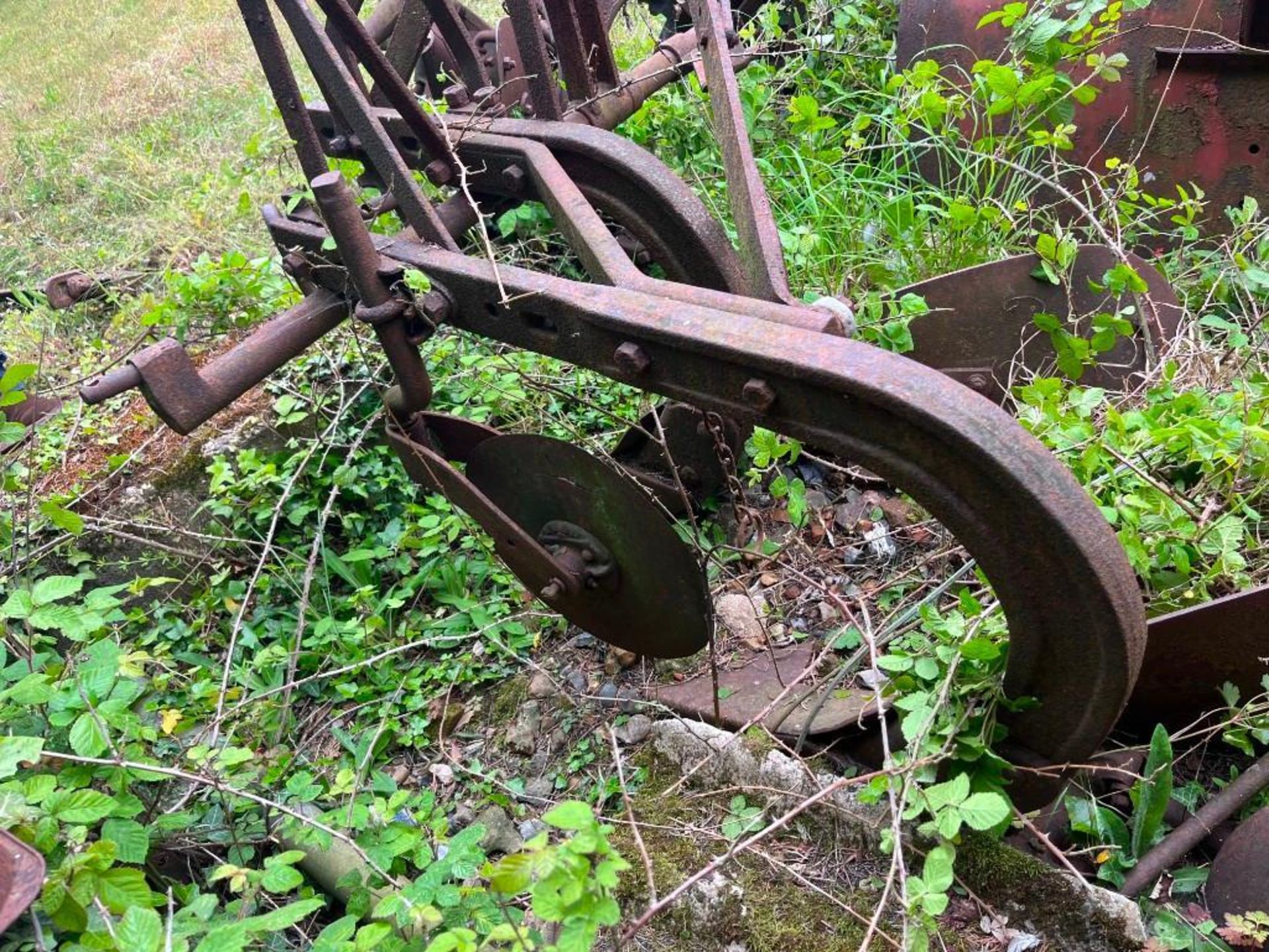 Vintage Two Furrow Reversible Plough - Image 3 of 6