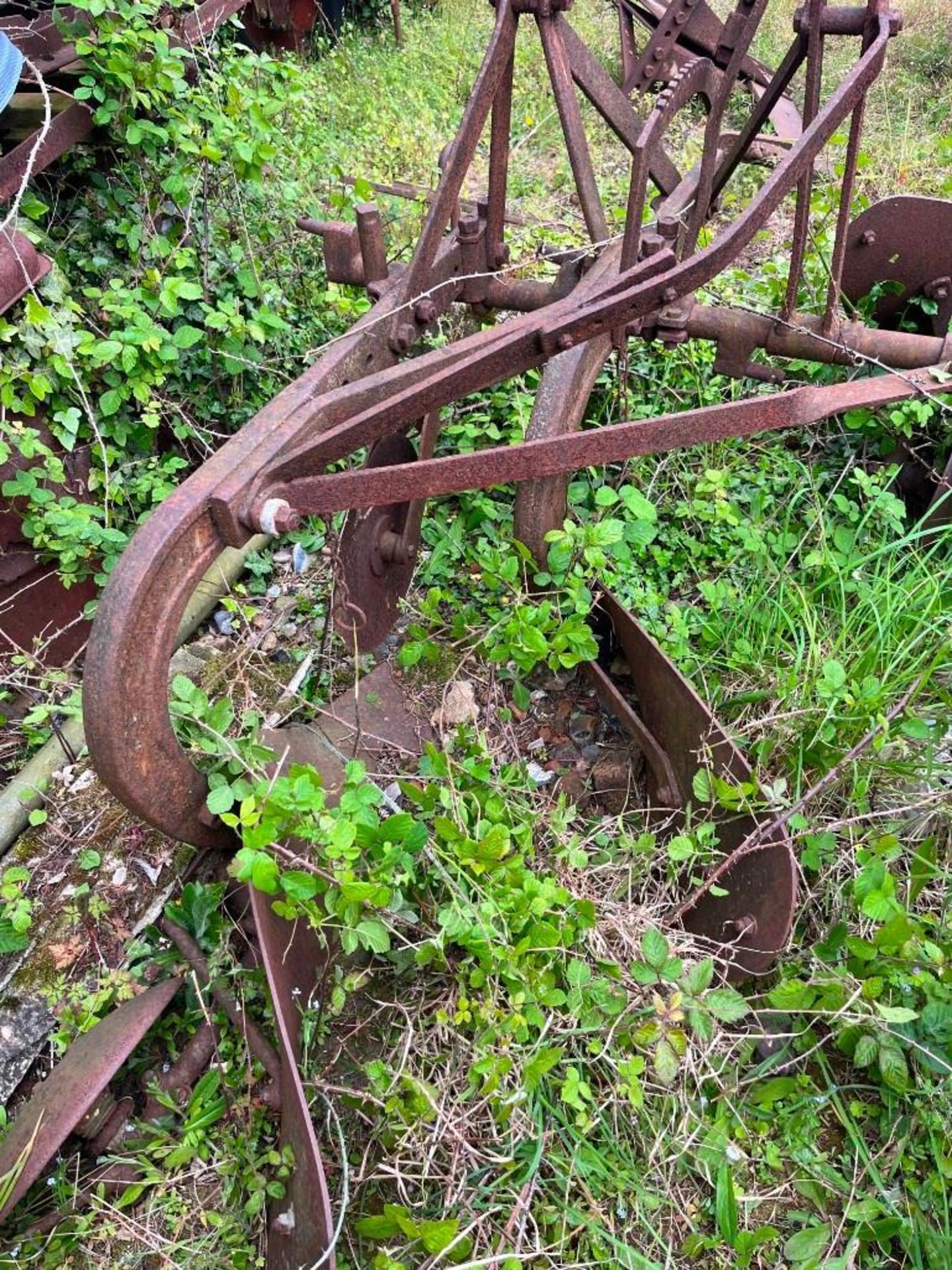 Vintage Two Furrow Reversible Plough - Image 4 of 6