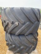 4No. Alliance 750/50 R26 Wheels & Tyres