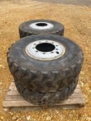 4 No. Unimog Road Tyres - Michelin XZL 365/80 R20