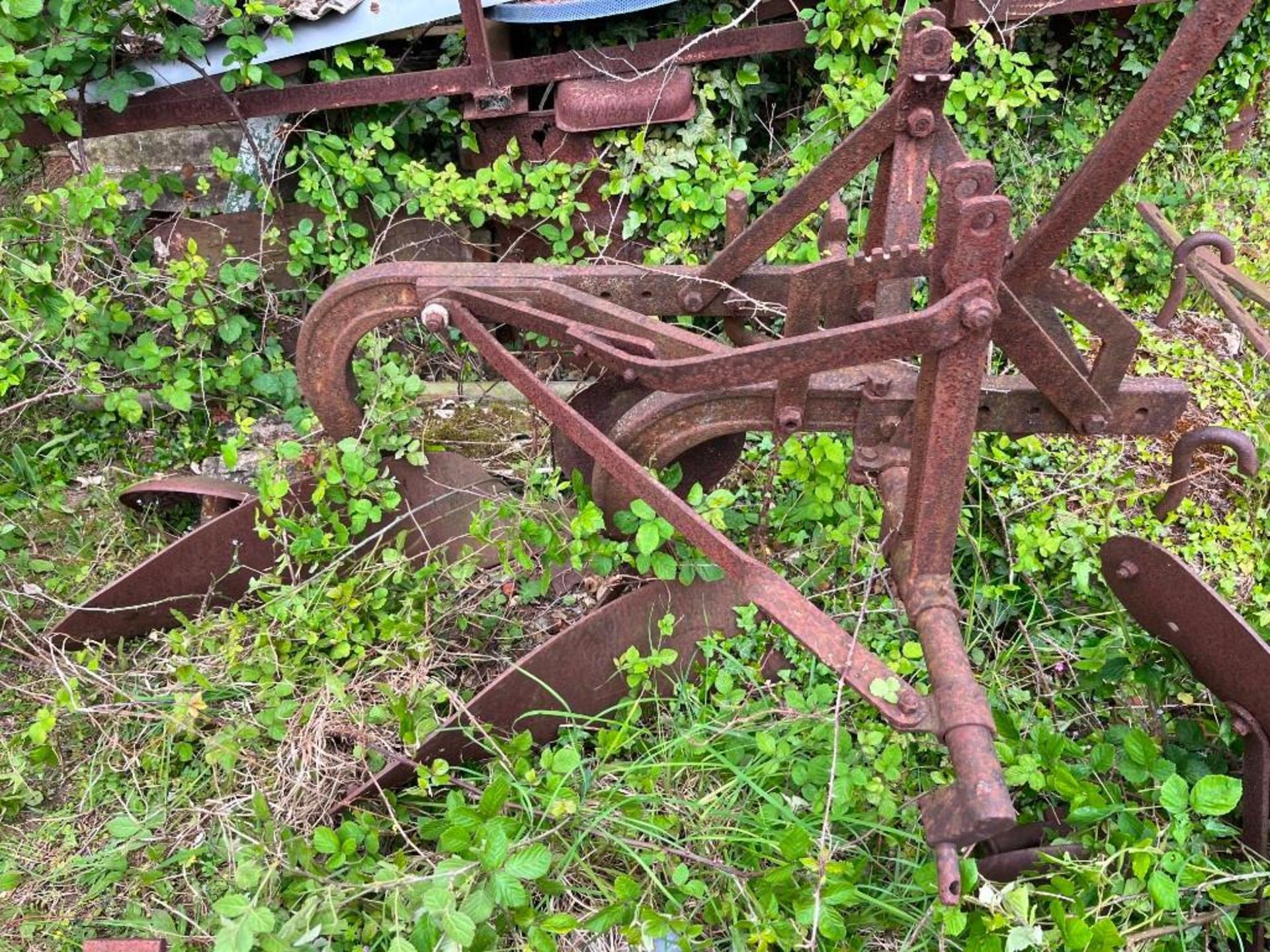 Vintage Two Furrow Reversible Plough