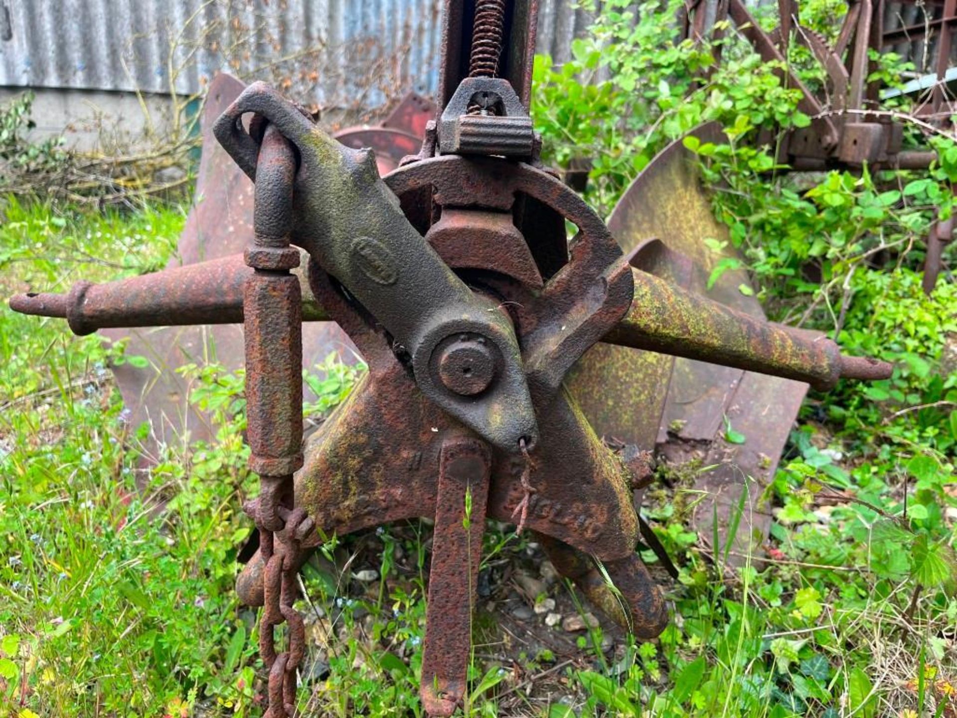 Vintage Single Furrow Reversible Plough - Image 4 of 5