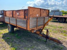 1981 T & F Single Axle Tipping Trailer