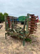 Cousins 4m Front Press, Flexi Coil, Shatterboads, Spring Tines, Hydraulic Folding