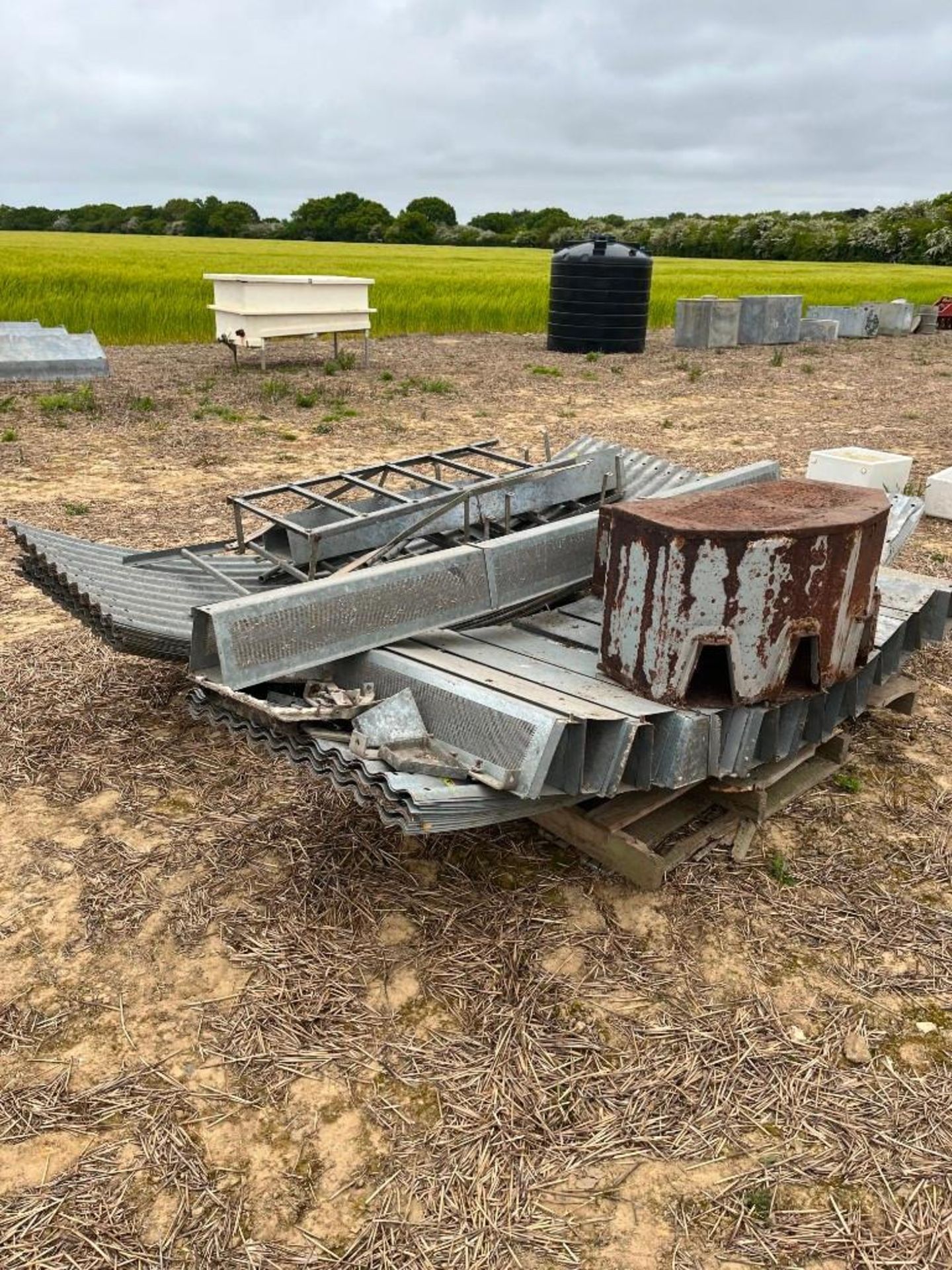 Dismantled 120T Galvanised Grain Bin - Image 2 of 4