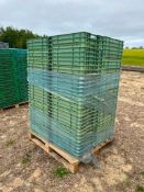 Misc Pallet of Plastic Vegetable Crates