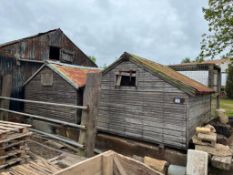 2No. Wooden Chicken Huts