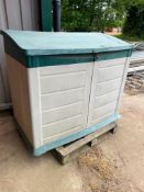 Plastic Garden Storage Cabinet