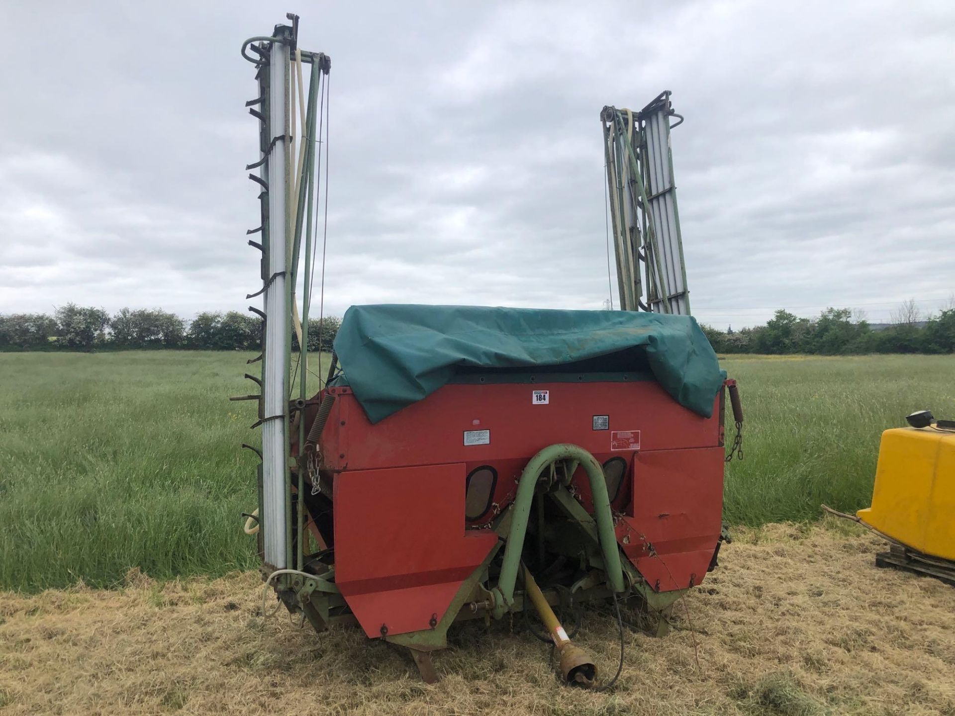 Nodet Gougis DPS 12m boom spreader, PTO driven, linkage mounted