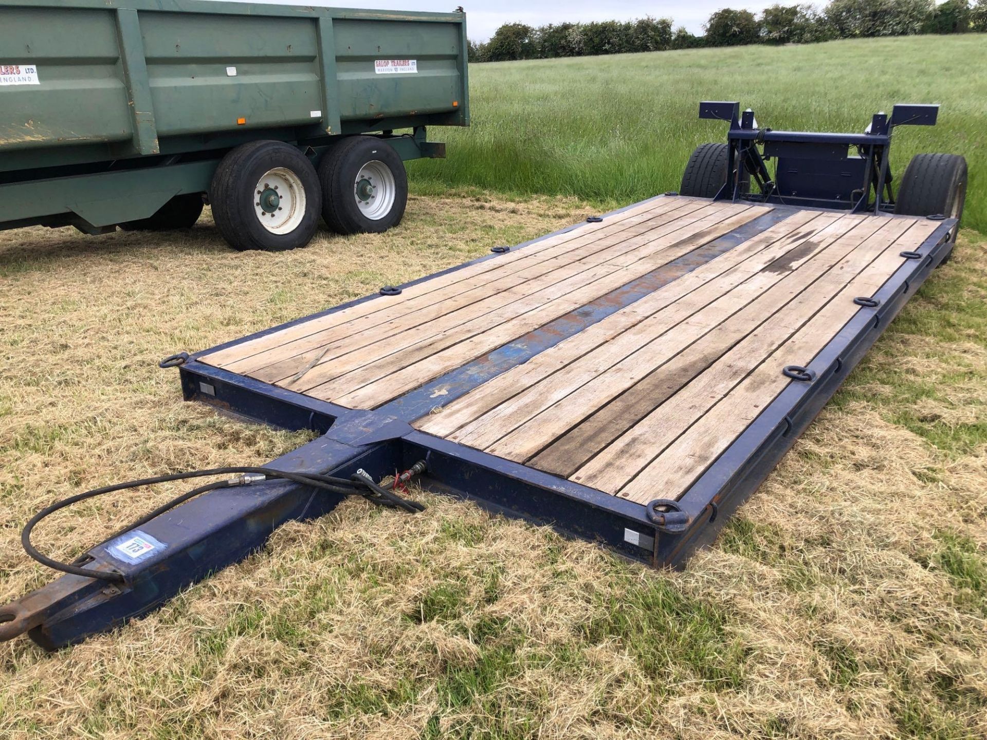 8t drop deck low loader with lights, hydraulic brakes and storage box 5.25m x 2.40m - Image 5 of 7