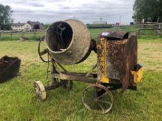 Vintage cement mixer