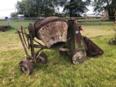 Vintage cement mixer