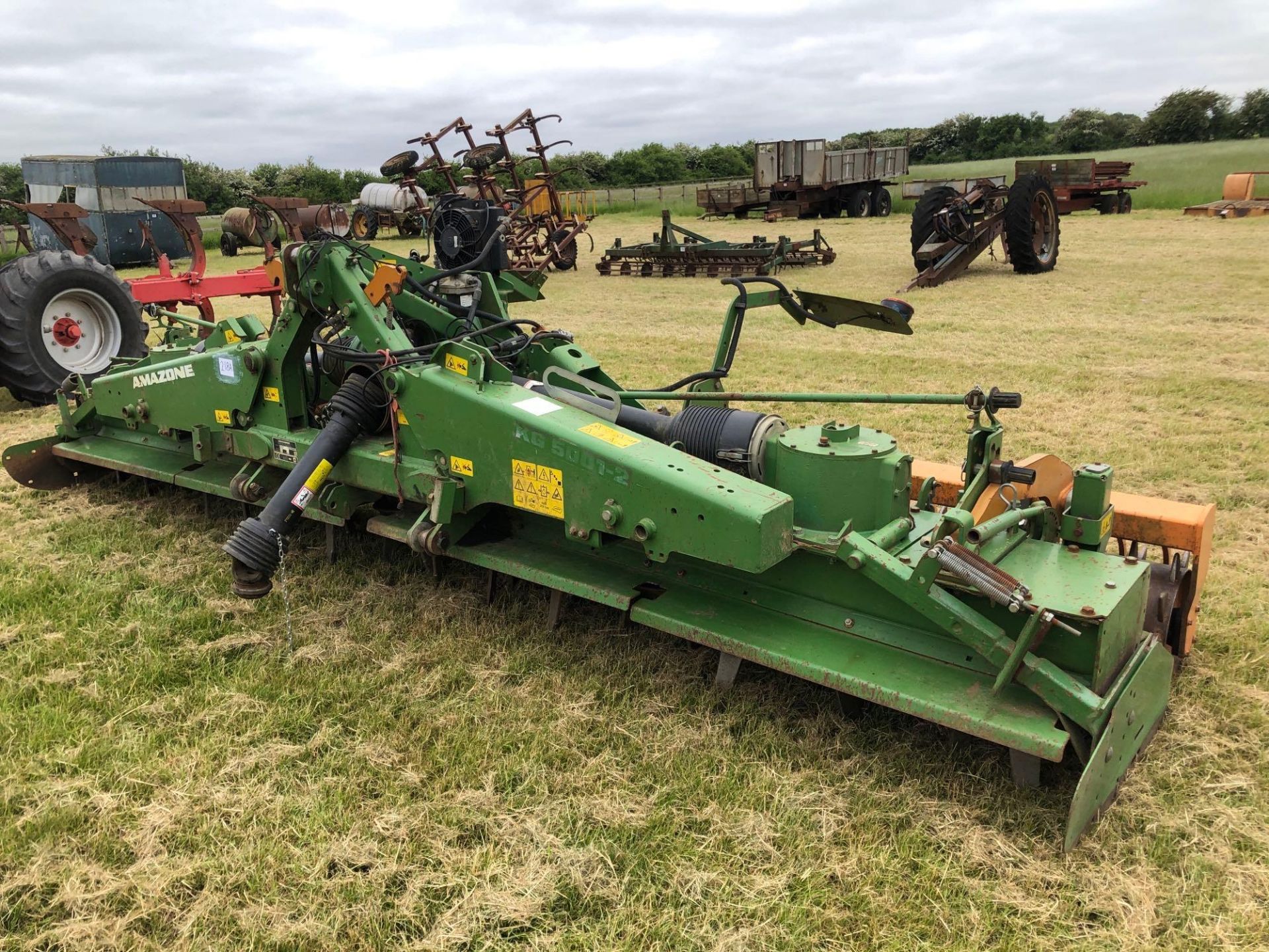 2014 Amazone KG5001-2 power harrow with rear tooth packer. Serial No: KG00062299 - Image 4 of 4