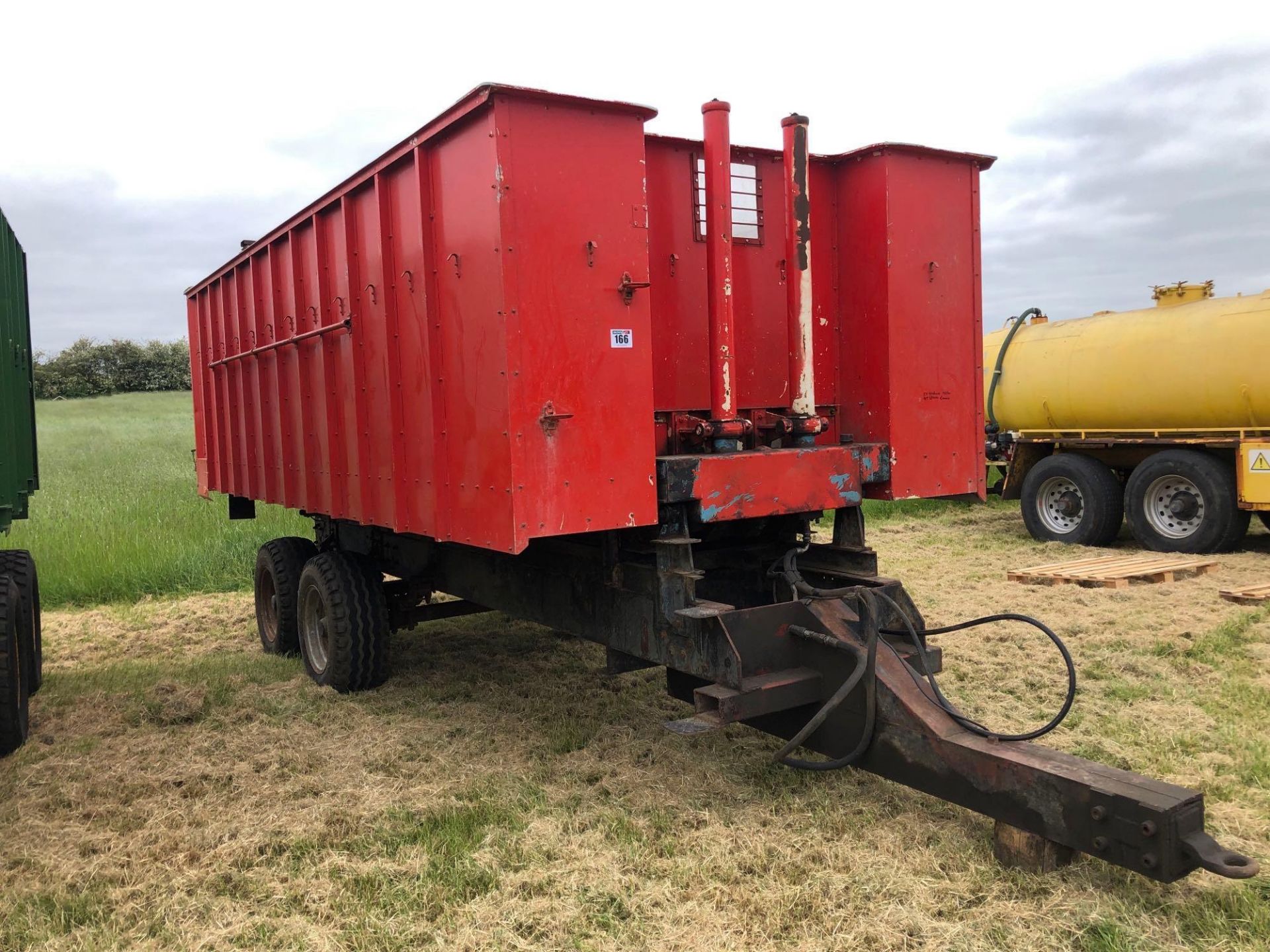 14t twin axle grain trailer, manual tailgate - Image 11 of 11