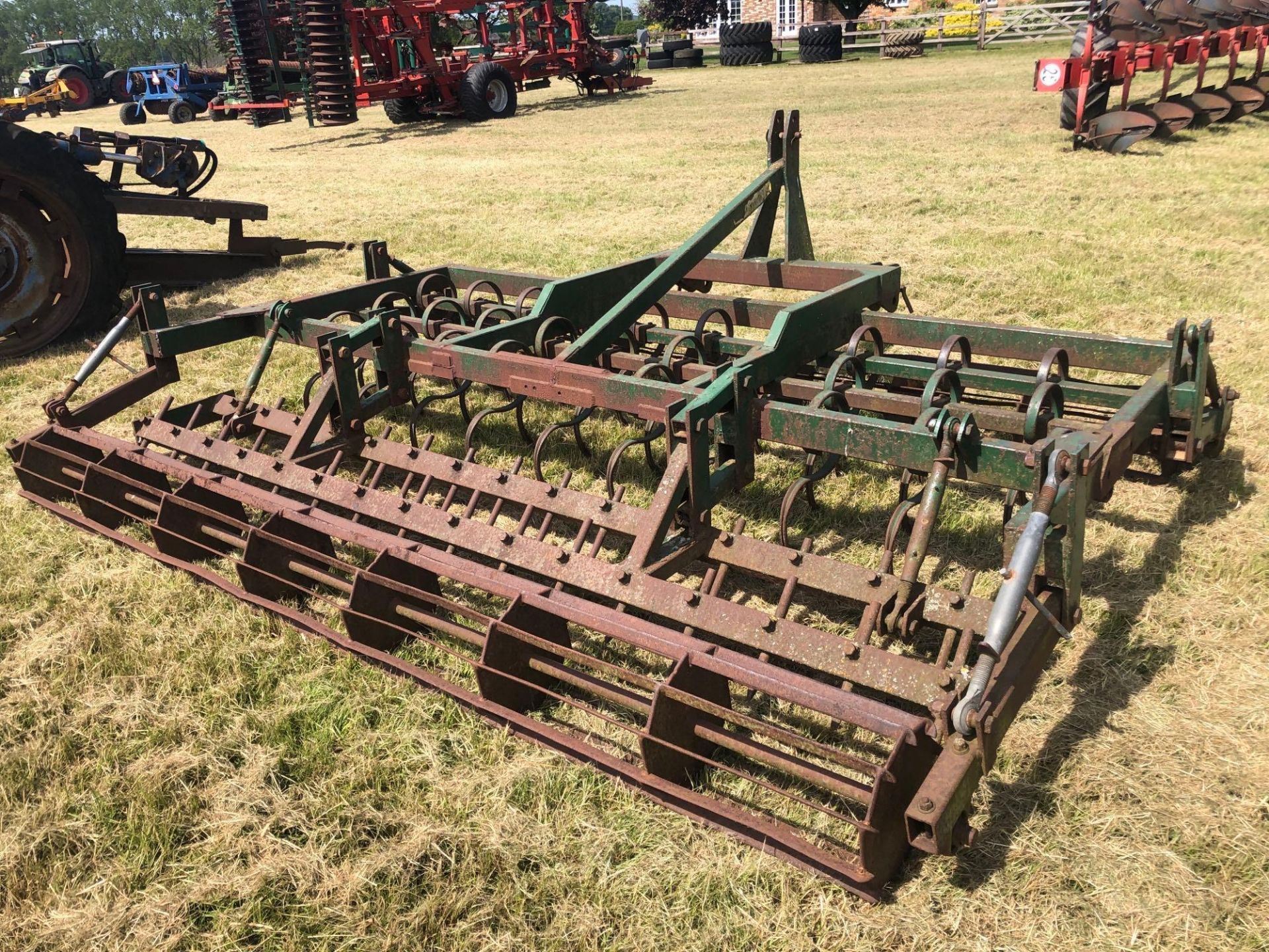 Cousins 3m spring tine cultivator with front and rear crumbler, linkage mounted - Image 7 of 7