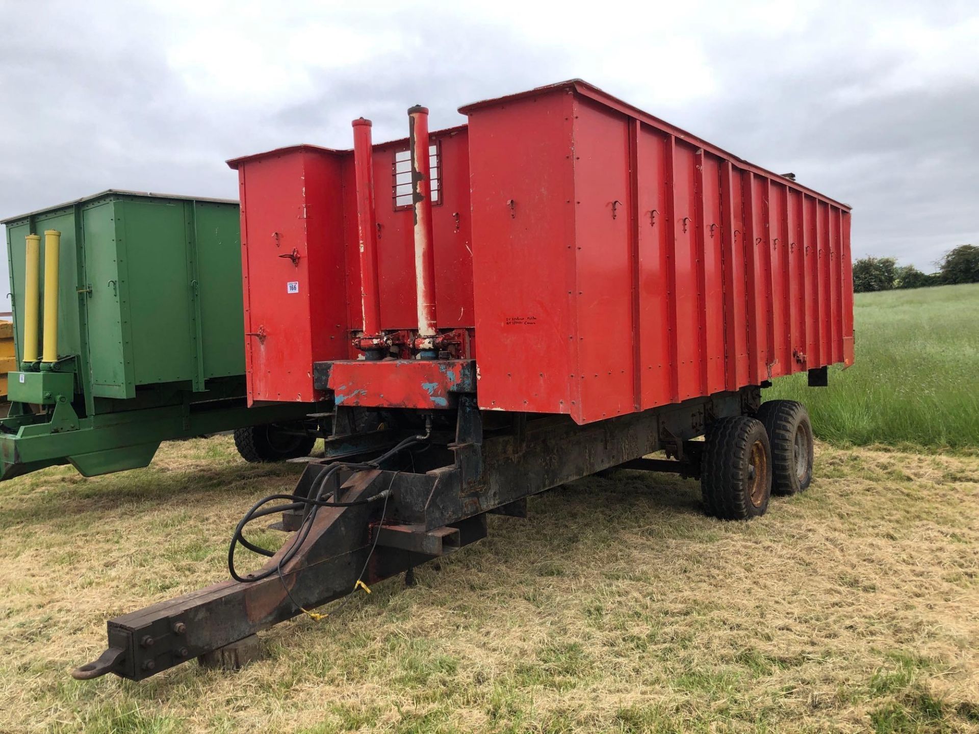 14t twin axle grain trailer, manual tailgate - Image 2 of 11