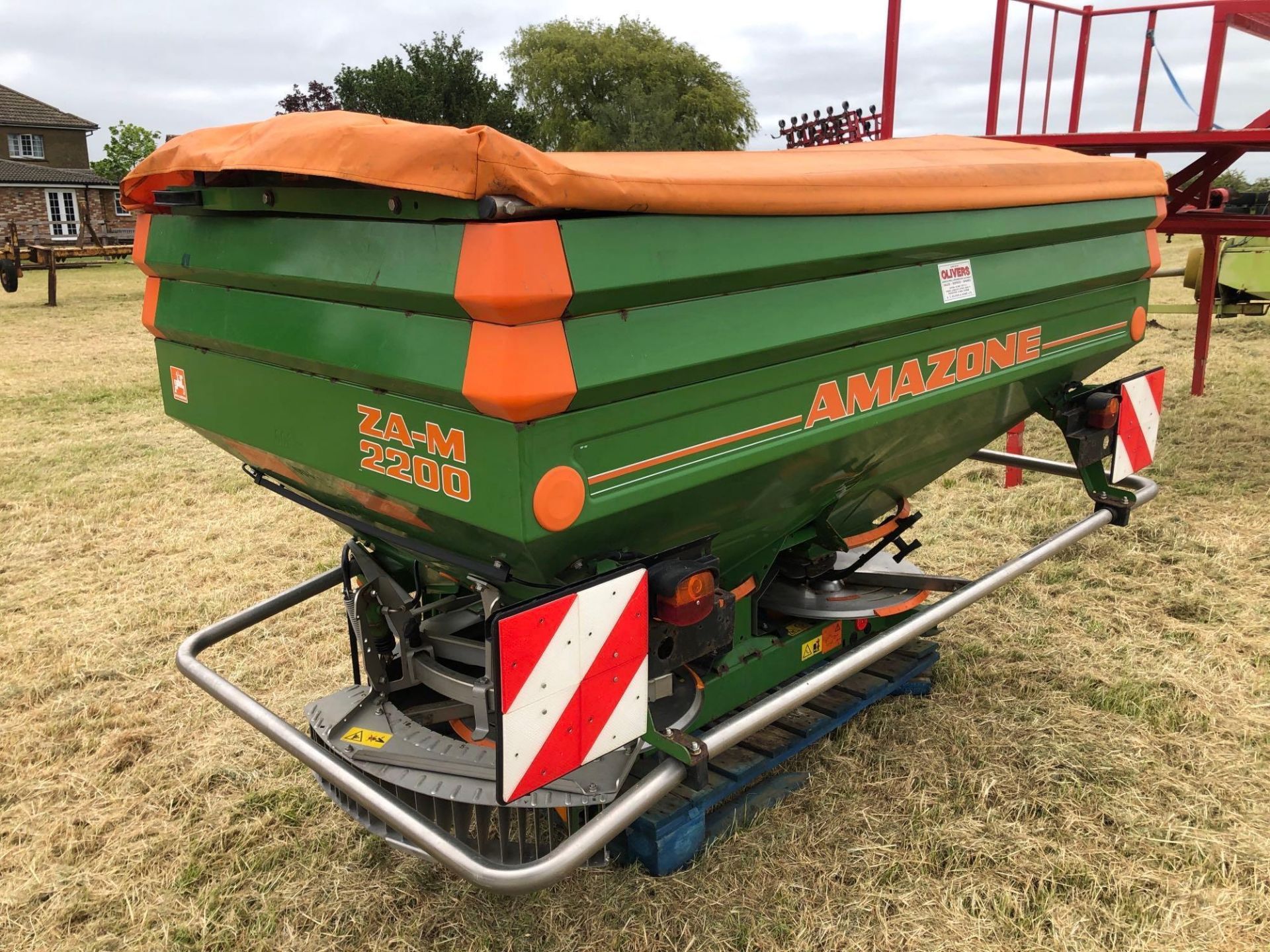 2008 Amazone ZAM 2200 24m twin disc fertiliser spreader. NB Manual in office - Image 6 of 12