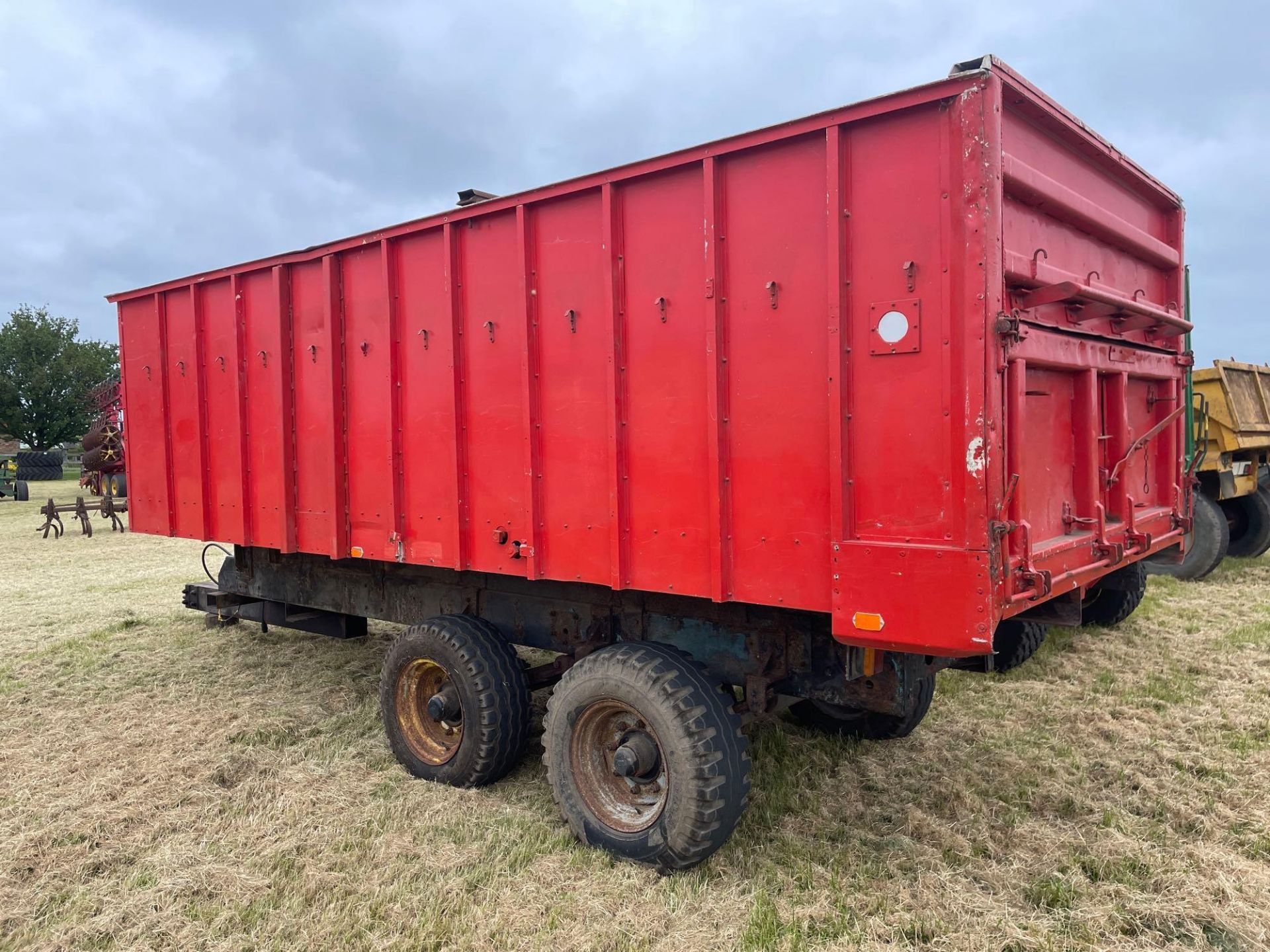 14t twin axle grain trailer, manual tailgate - Image 7 of 11