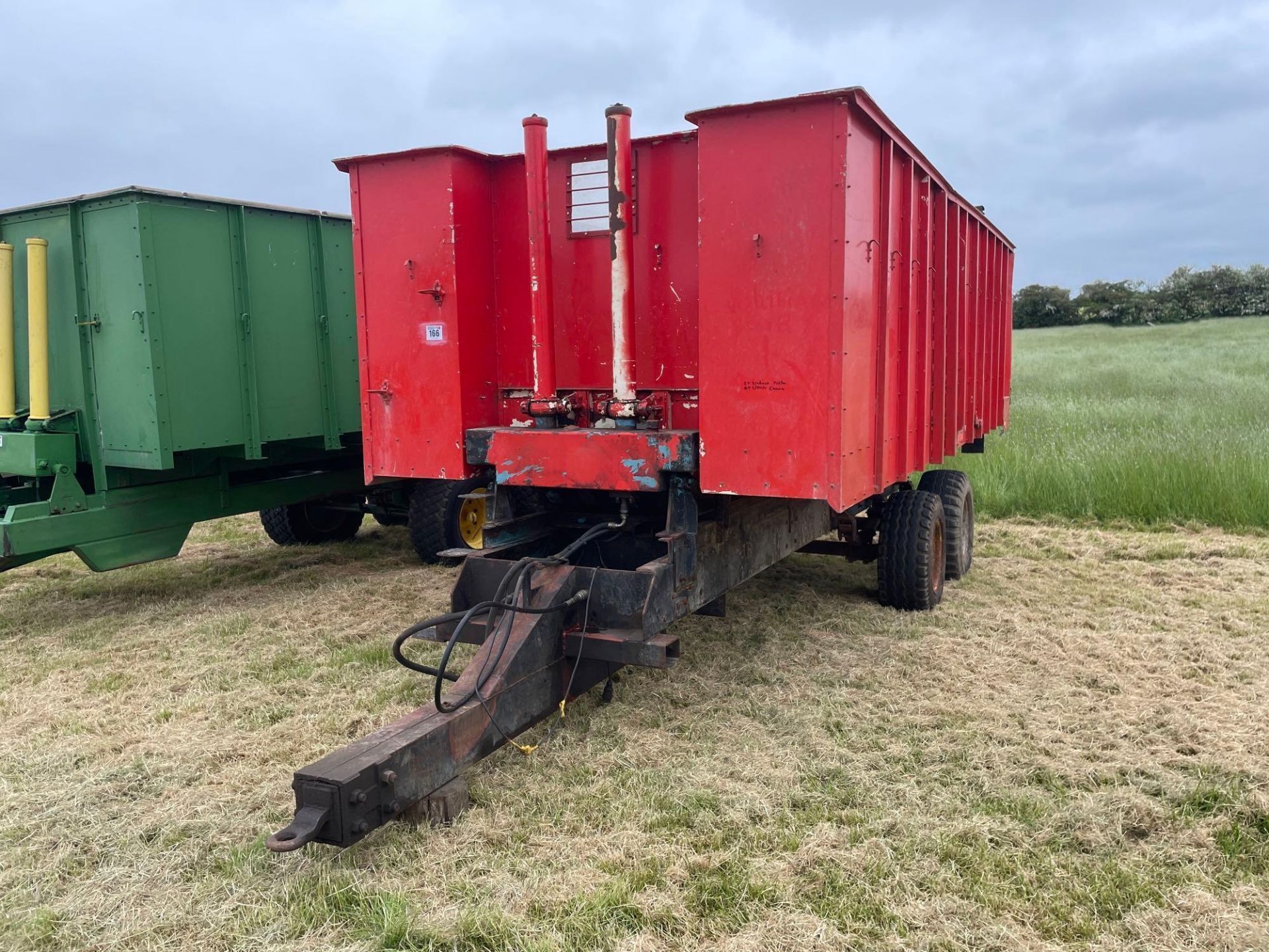 14t twin axle grain trailer, manual tailgate - Image 4 of 11