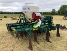2010 Cousins Patriot 3m cultivator with Techneat V2 seeder with automatic rate controller   NB: Manu