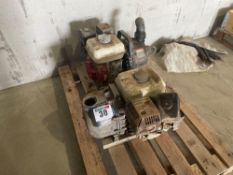 2No Honda water pumps, spares or repair NB: Manual in Office