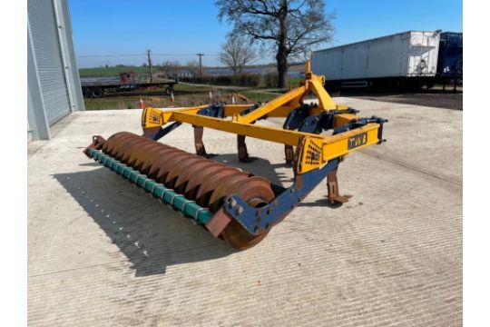 TWB 3.5m 5 leg subsoiler c/w Cousins razor ring packer - Image 8 of 12