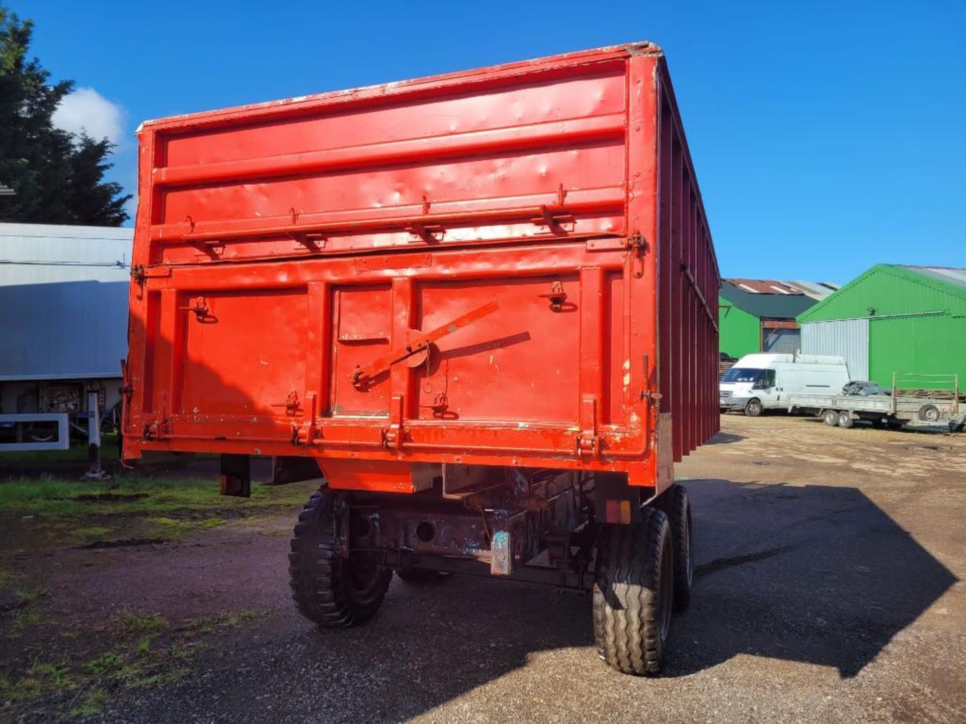 14t twin axle grain trailer, manual tailgate - Image 3 of 11