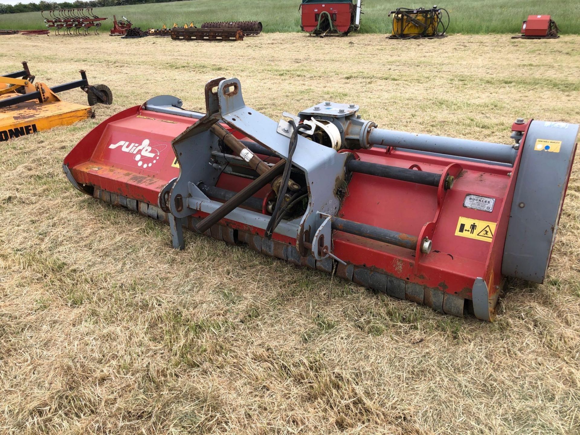 2006 Suire 2.7m flail mower, hydraulic offset