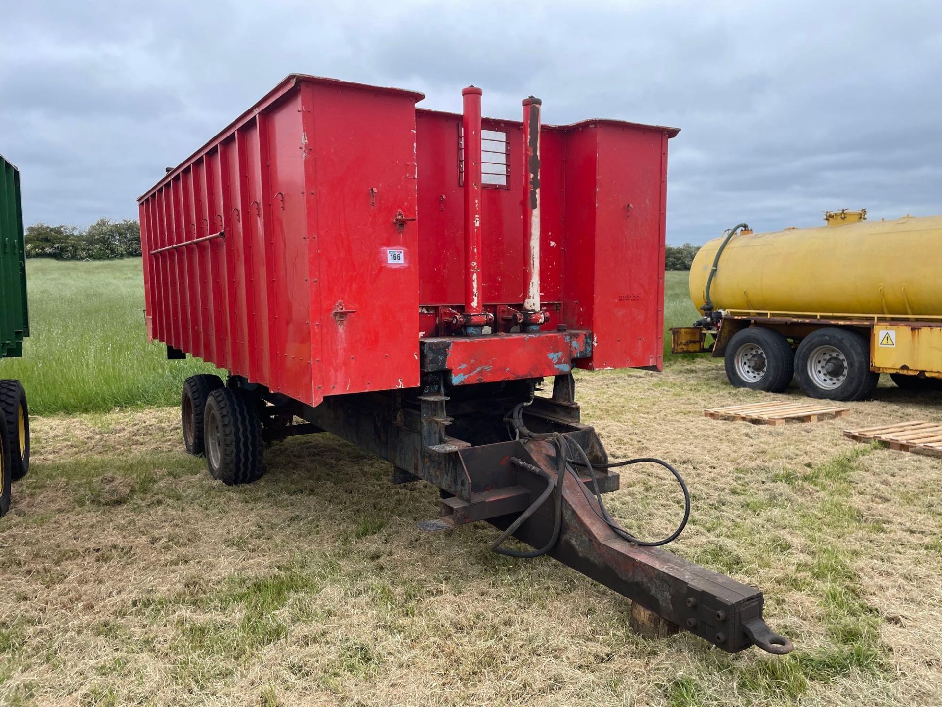 14t twin axle grain trailer, manual tailgate - Image 6 of 11