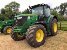 2014 John Deere 6170R 50kph Direct Drive 4wd tractor, Auto Trac ready on 600/65R28 front and 650/75R