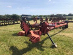 2010 Gr�goire Besson SPLB9 9f semi-mounted rev plough, hydraulic vari-width, on land or in furrow wi