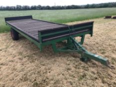 20ft single axle bale trailer