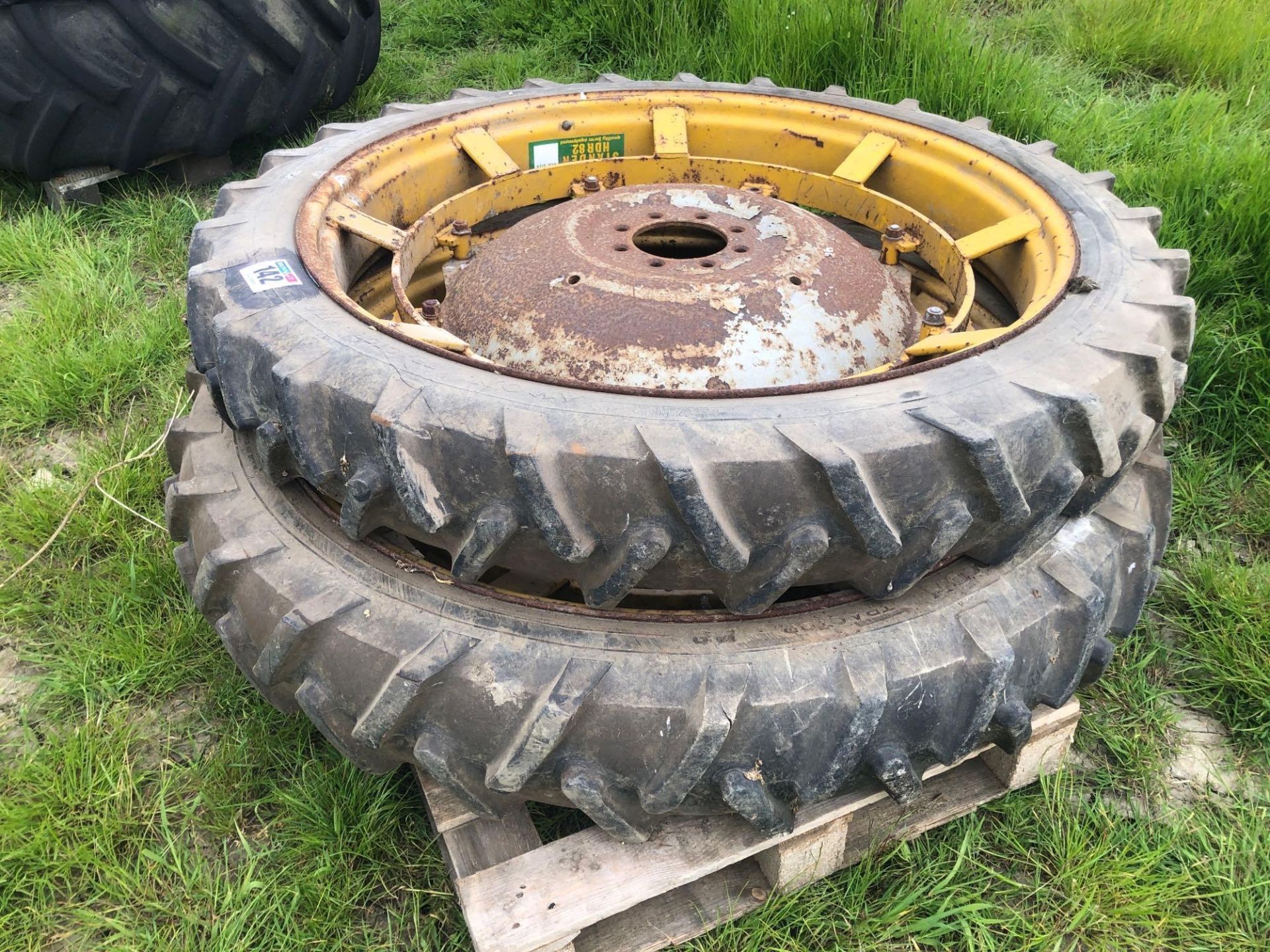 Pair 8.3R44 row crop wheels and tyres - Image 2 of 2
