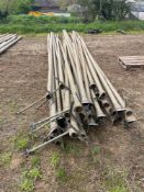 c.25No 3inch irrigation pipes with sprinklers