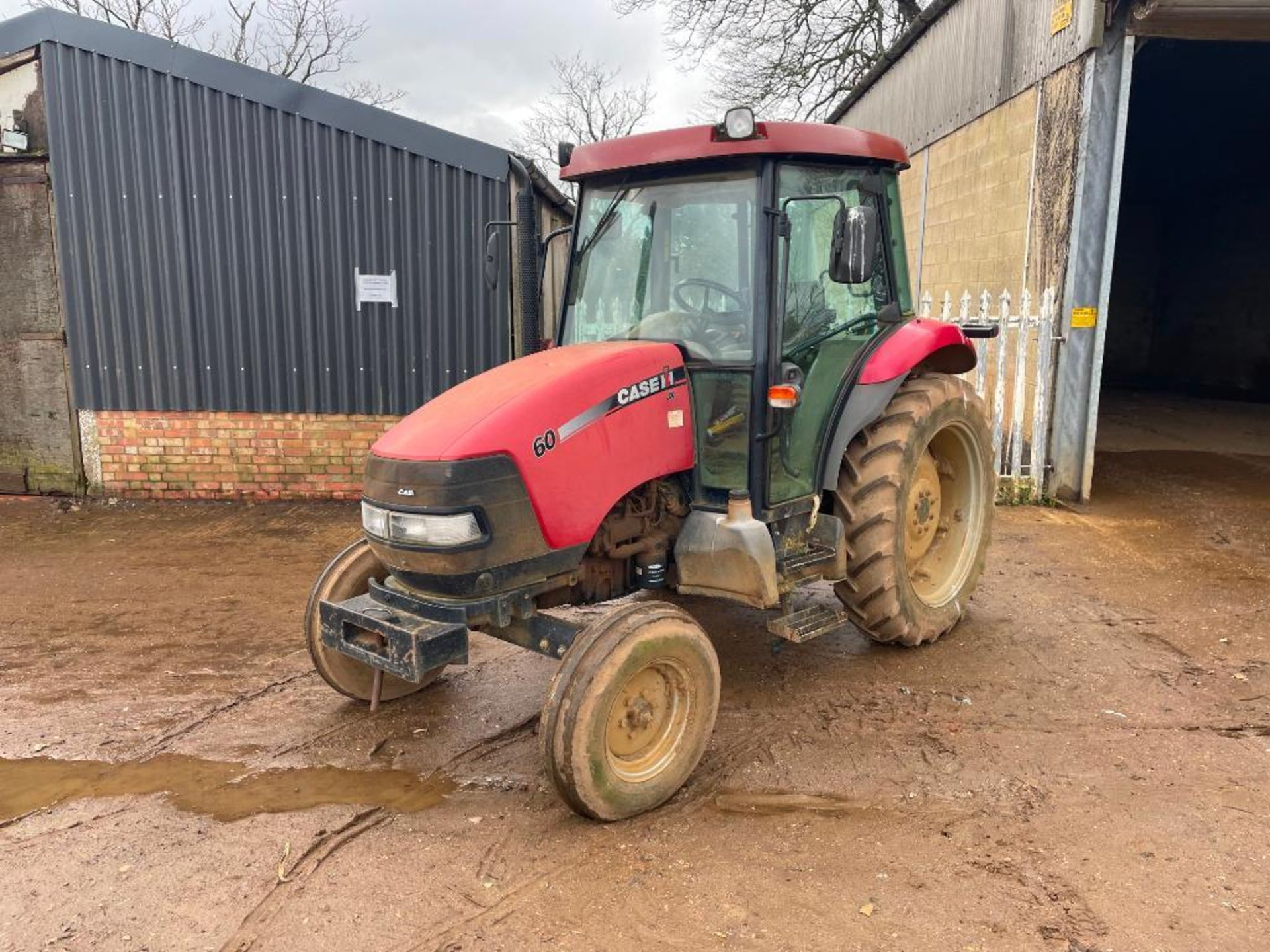 2011 Case JX60 2wd tractor with 1 manual spool on Galaxy 7.50-16 front and Michelin 12.4R36 rear whe - Image 5 of 18