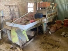 Edmonds crate washer conveyor, sold in situ, buyer to remove