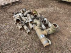 Quantity 4inch Wright Rain miscellaneous fittings and hydrants
