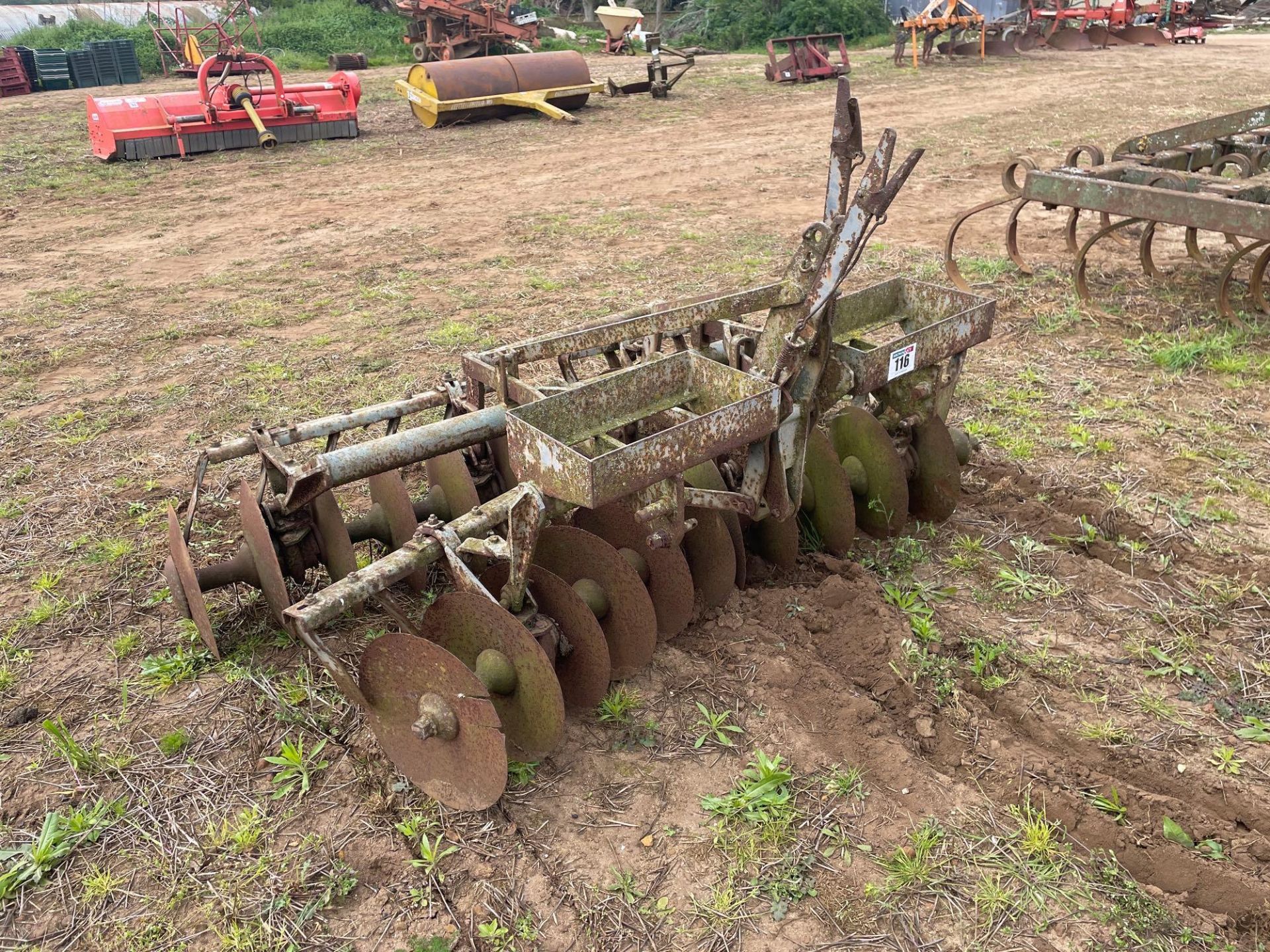 Ferguson 7ft discs, linkage mounted - Image 4 of 4