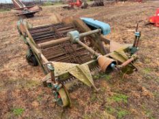 Ransomes 2 row potato digger, PTO driven, trailed. NB: Manual in office