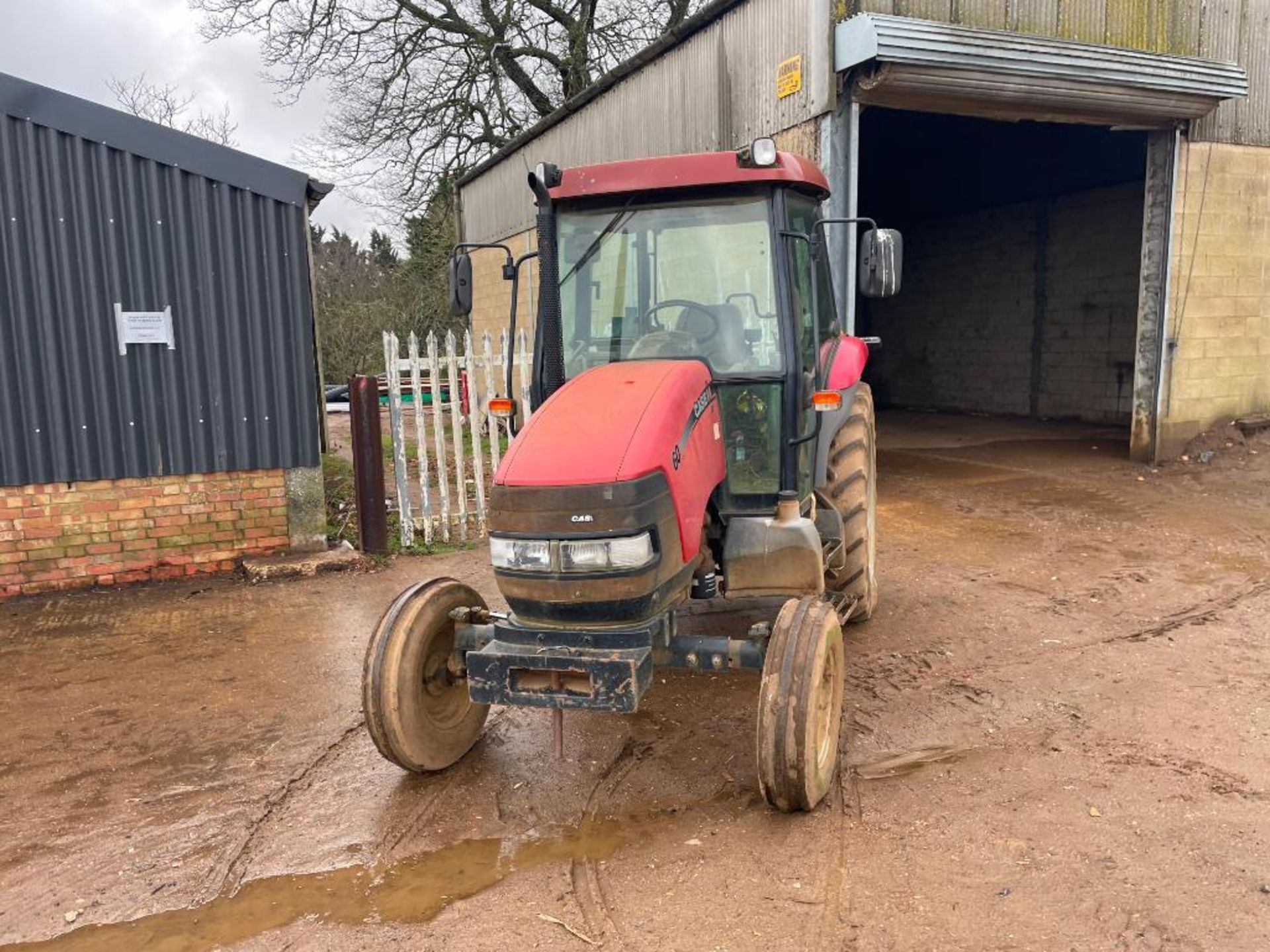 2011 Case JX60 2wd tractor with 1 manual spool on Galaxy 7.50-16 front and Michelin 12.4R36 rear whe - Image 9 of 18