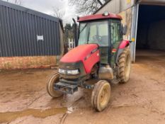 2011 Case JX60 2wd tractor with 1 manual spool on Galaxy 7.50-16 front and Michelin 12.4R36 rear whe