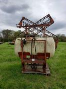 Lely mounted sprayer, 12m boom, 1,000l tank