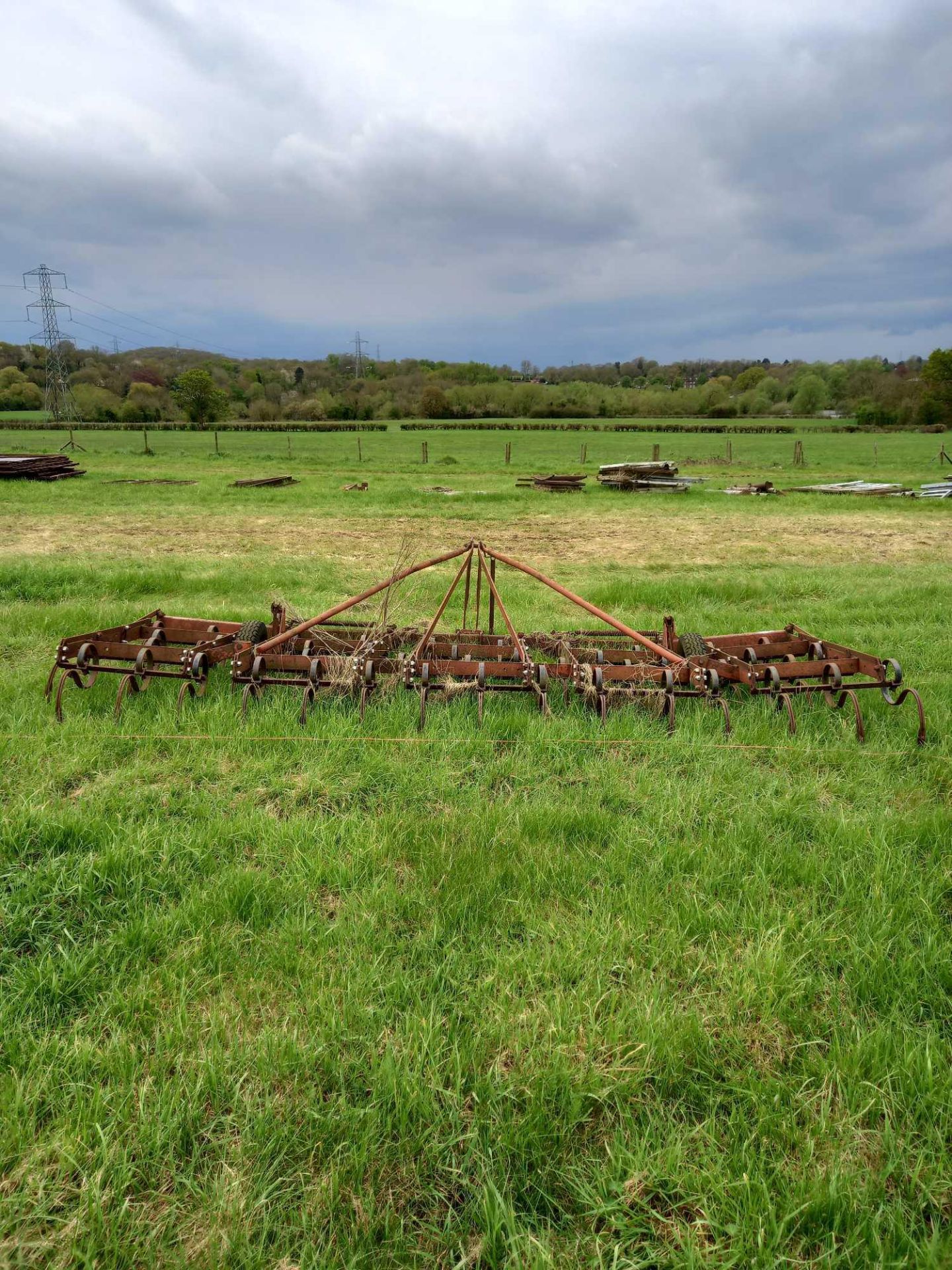 Kverneland mounted pig tine cultivator - Image 2 of 2