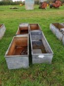 Quantity of water troughs