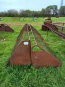 Quantity of metal hay racks