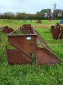 Quantity of metal hay racks