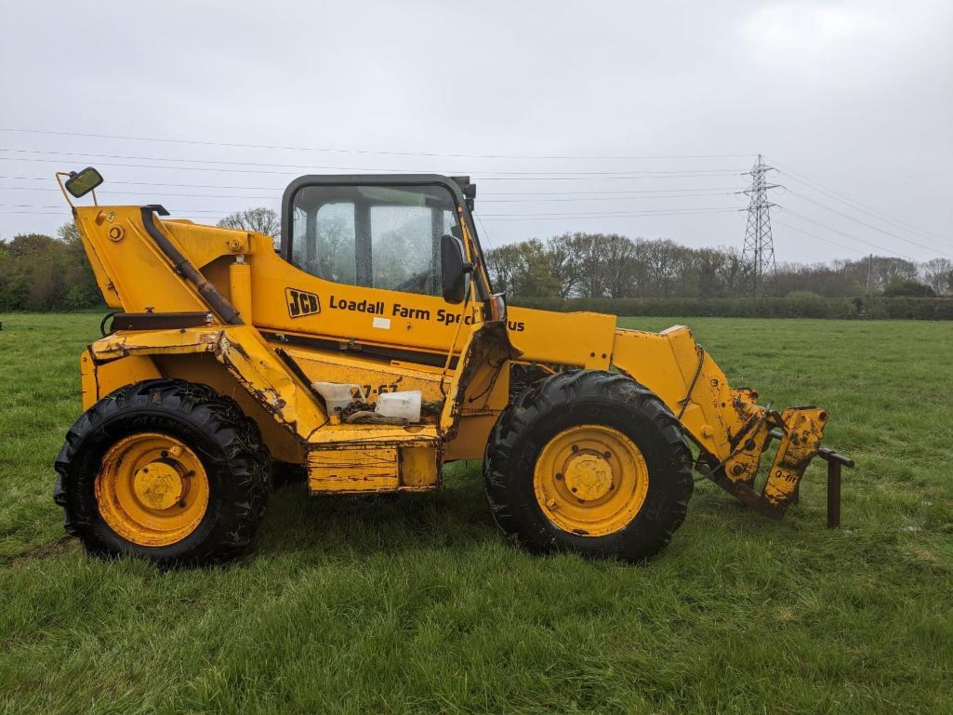 1994 JCB 527-67 Farm Special Plus Loadall, hydraulic hitch, with pallet tines. Reg: M889 ONK. Hours: - Image 5 of 7